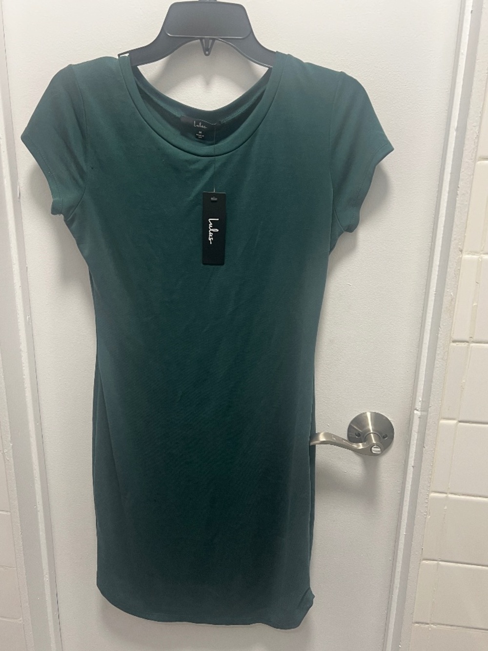Lulus Green T Shirt Bodycon Dress NWT Size M